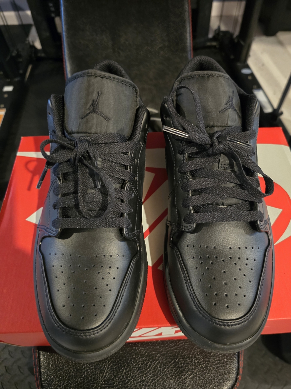 Nike Air Jordan Low Top Men's Sneakers - Black